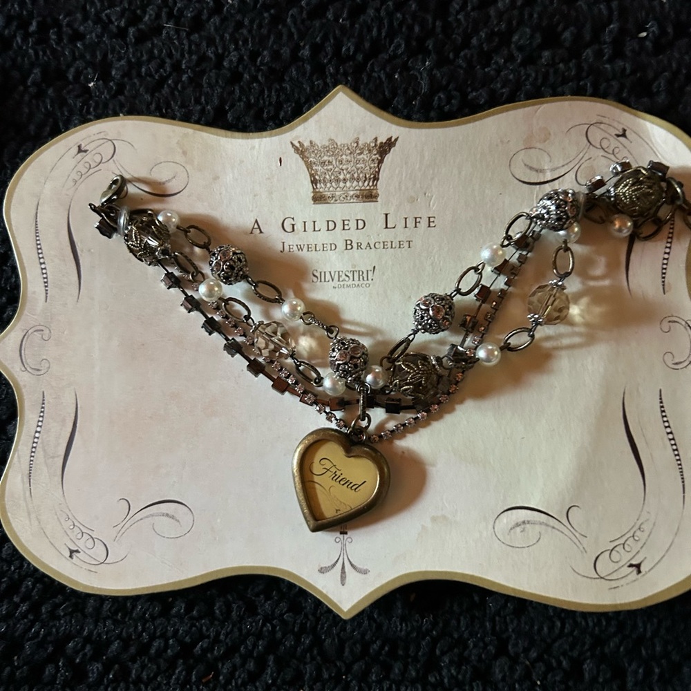 Jeweled ♥️ Friend Bracelet